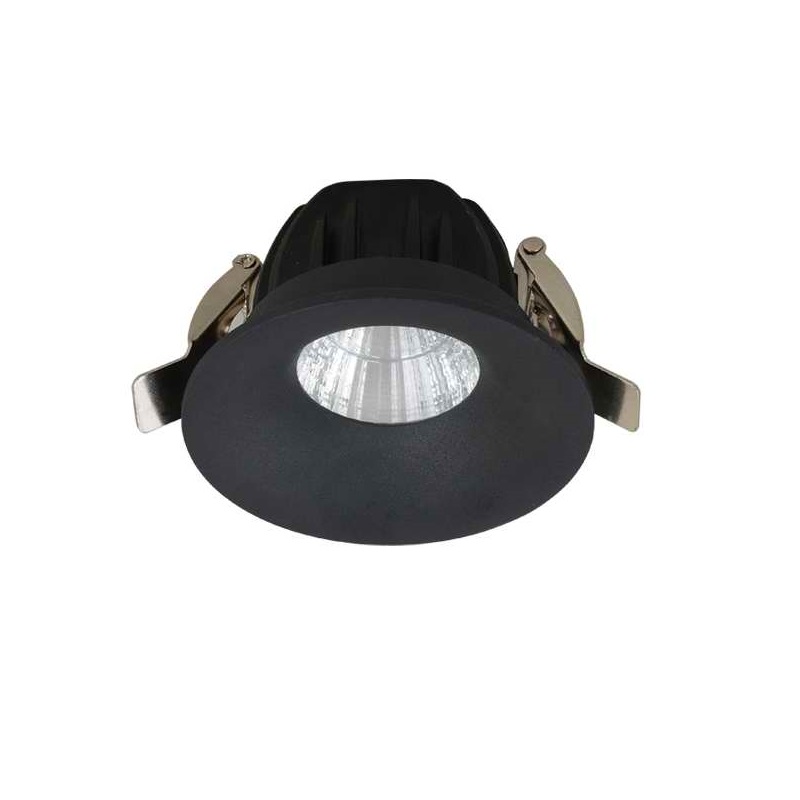 Villa-zwart.jpg, inbouwspot, zwart, rond, reflector, plafondlamp