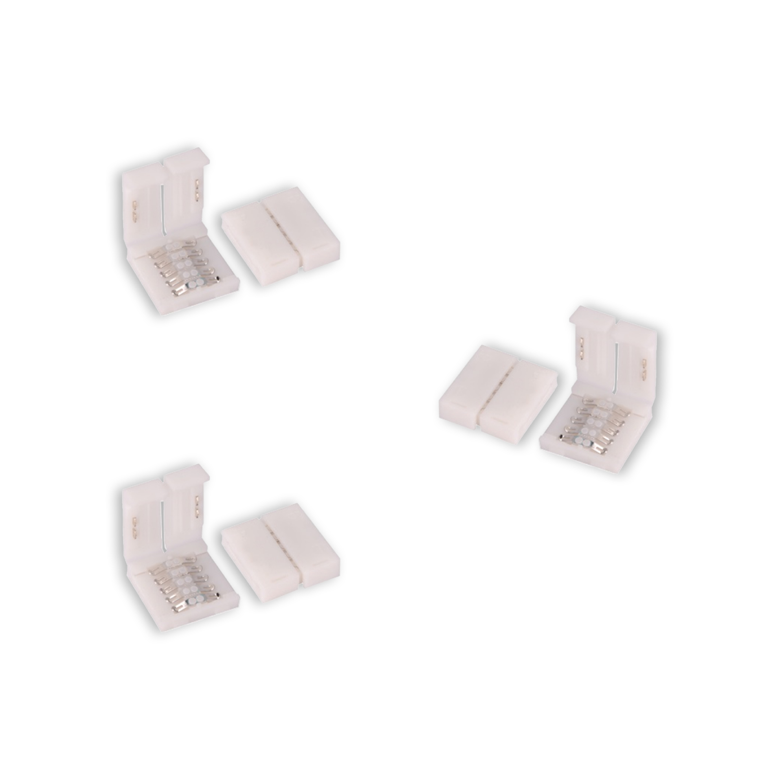 3x RGBW LED-strip koppelstuk soldeervrij