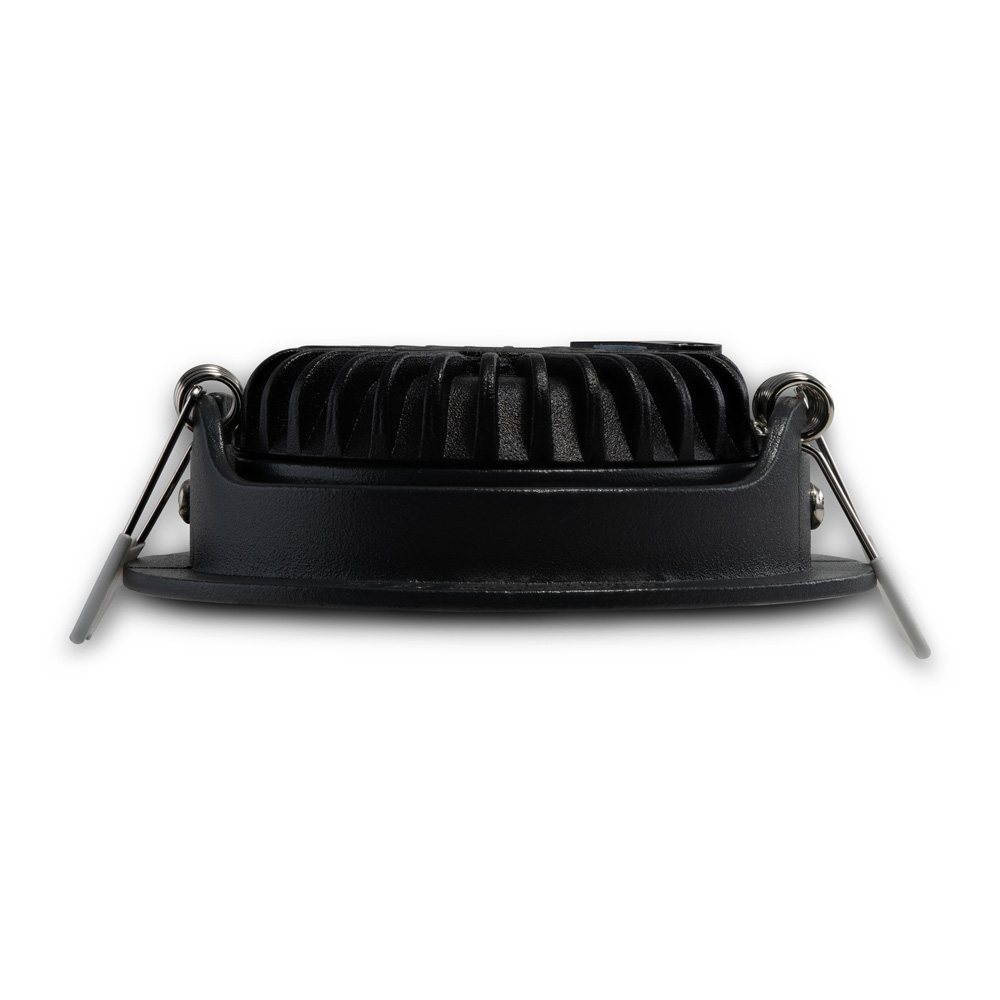 LED-inbouwspot Vivaro antraciet dimbaar 5W voor plafondmontage
