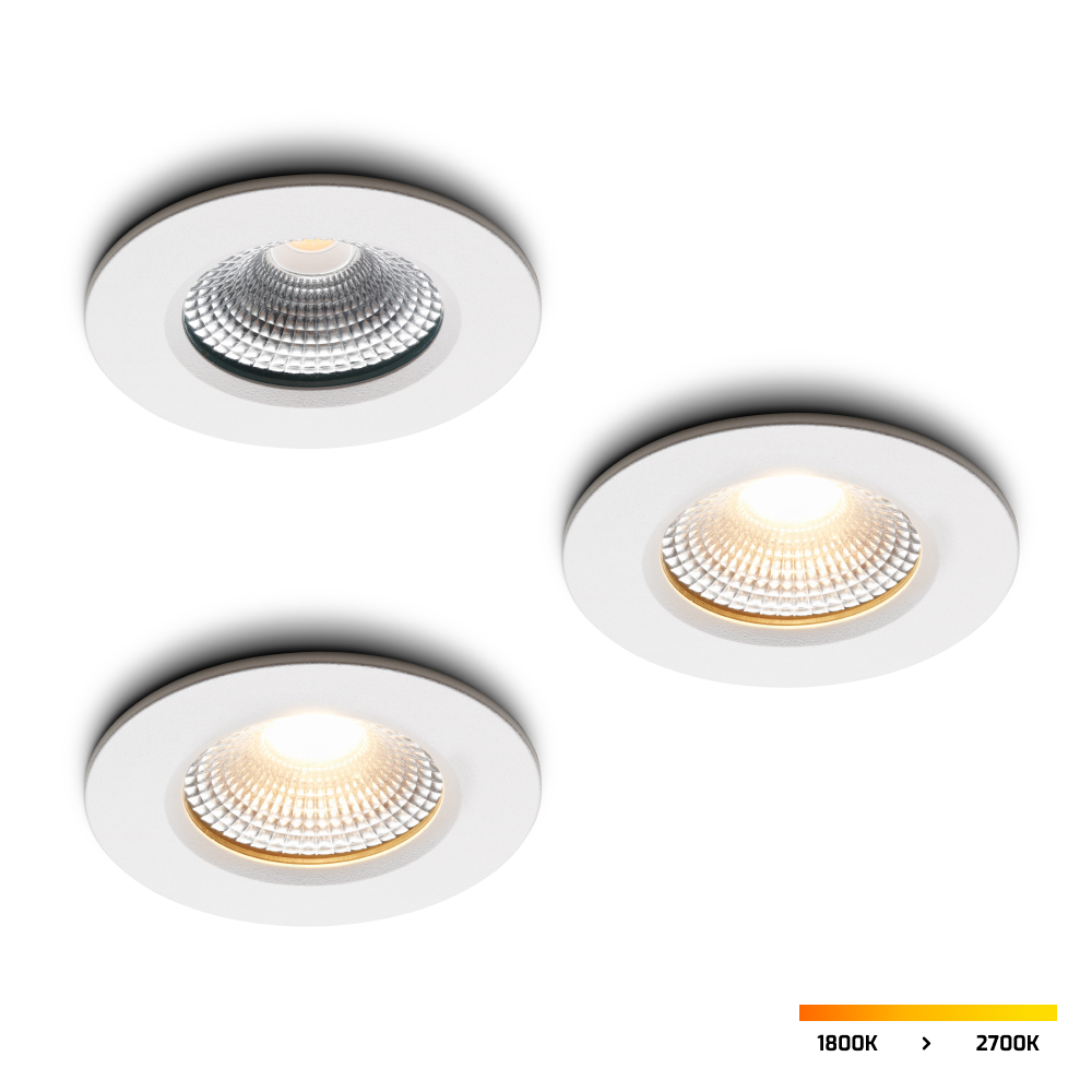 LED-inbouwspot Udis wit dimbaar