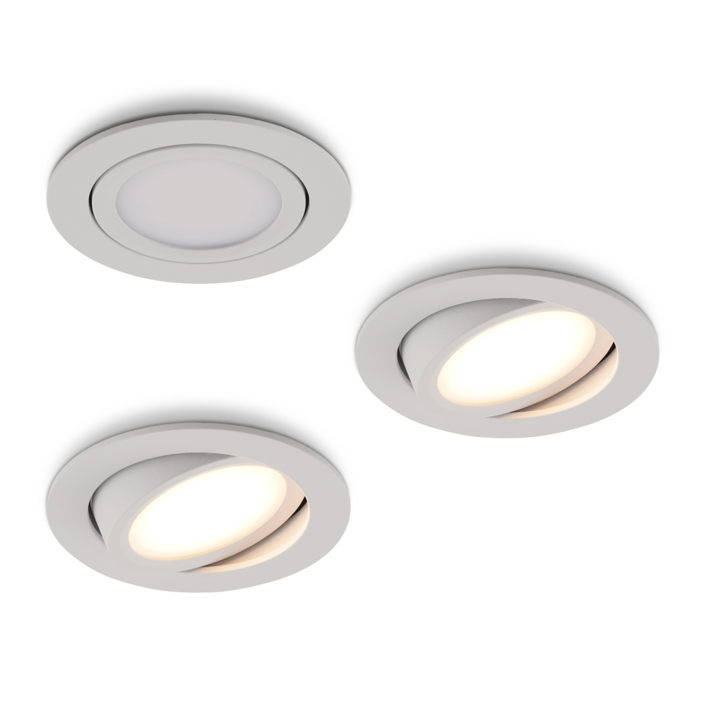 LED-inbouwspot Opaco wit 5W dimbaar IP54 2700K