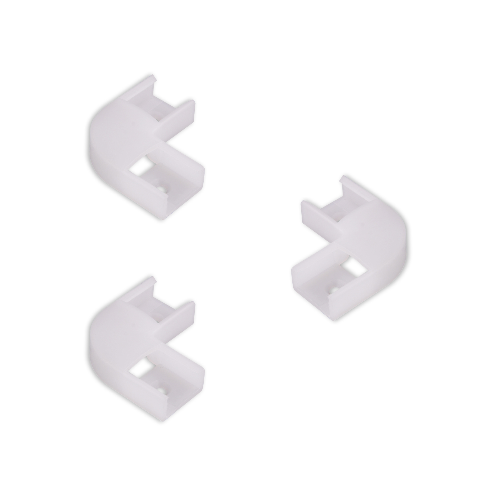3x LED-strip profiel opbouw hoek RGB/enkelkleurig/Dual White connector