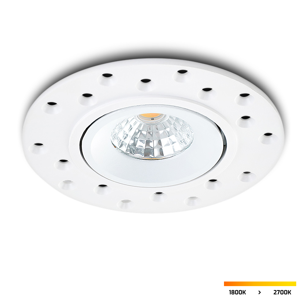 2024_Sola-D2W-WIT.jpg, Inbouwspot, Wit, Rond, Verstelbaar, Kleurtemperatuur instelbaar