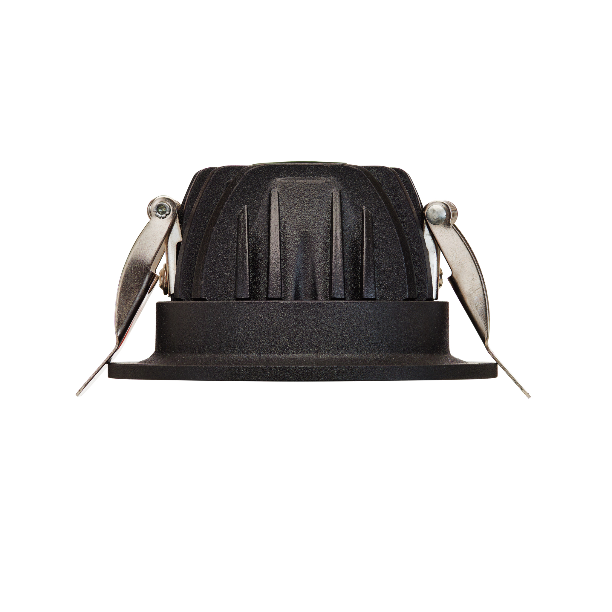 villa-black-side.jpg, inbouwspot, zwarte lamp, metalen behuizing, verstelbare spot, plafondverlichting