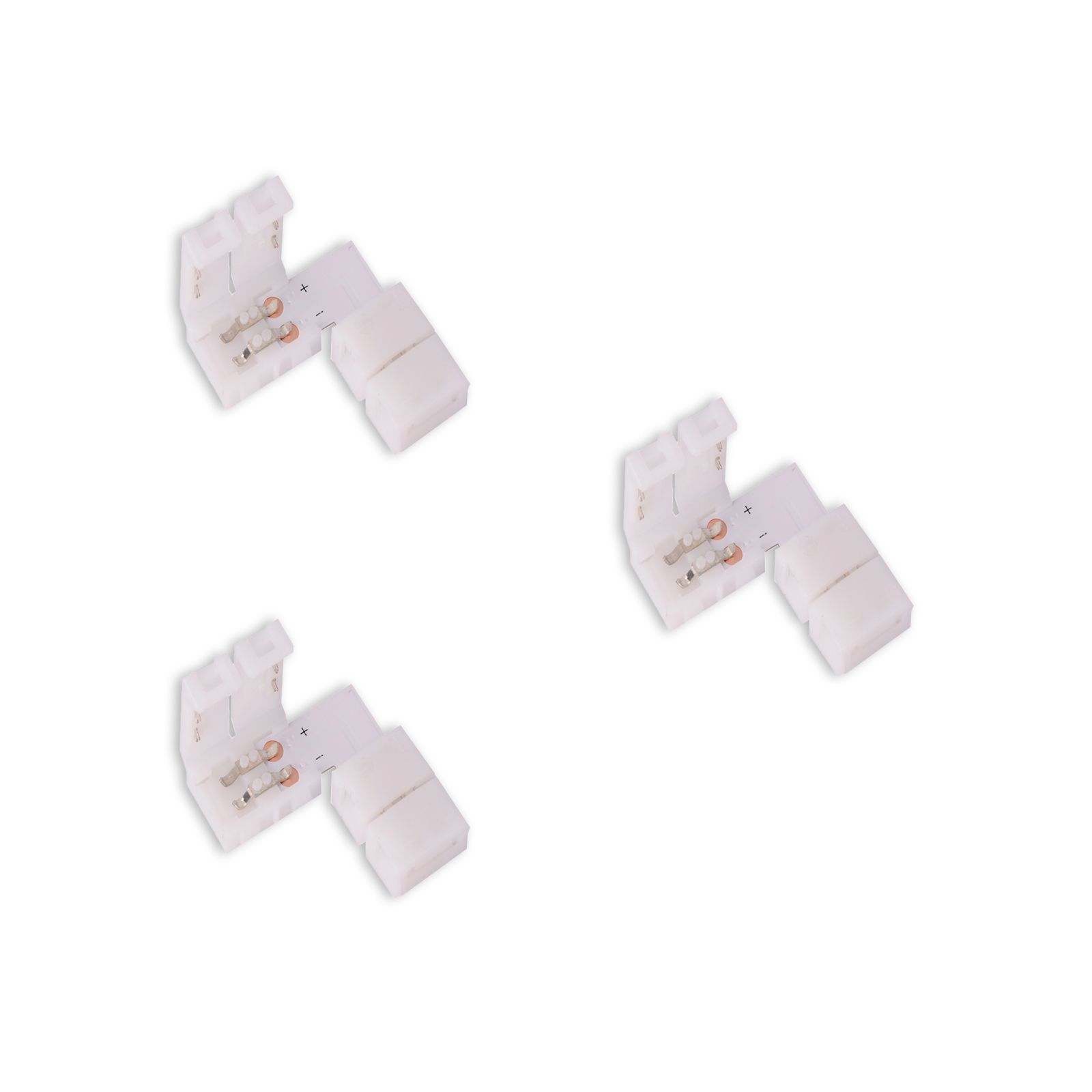3x LED-strip koppelstuk hoek soldeervrij