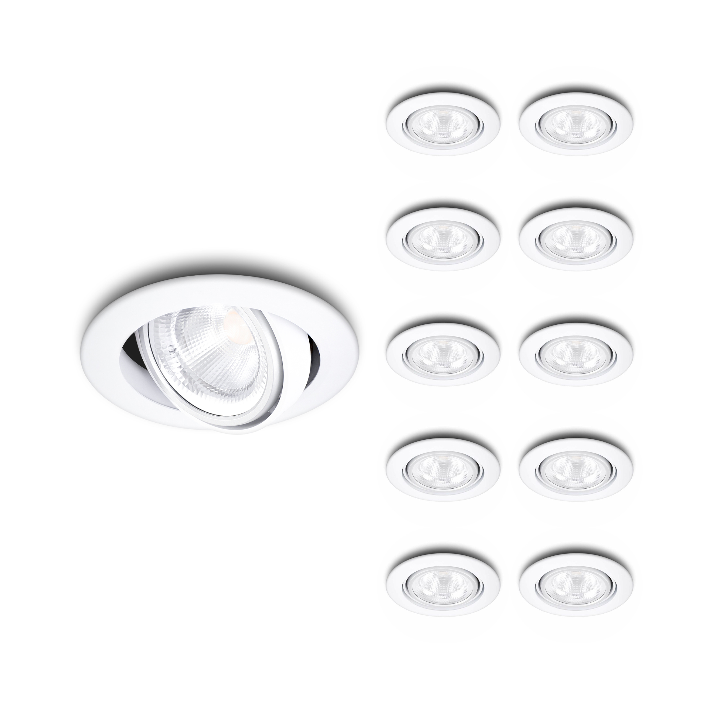 LED-downlight Roma 30W warm-wit