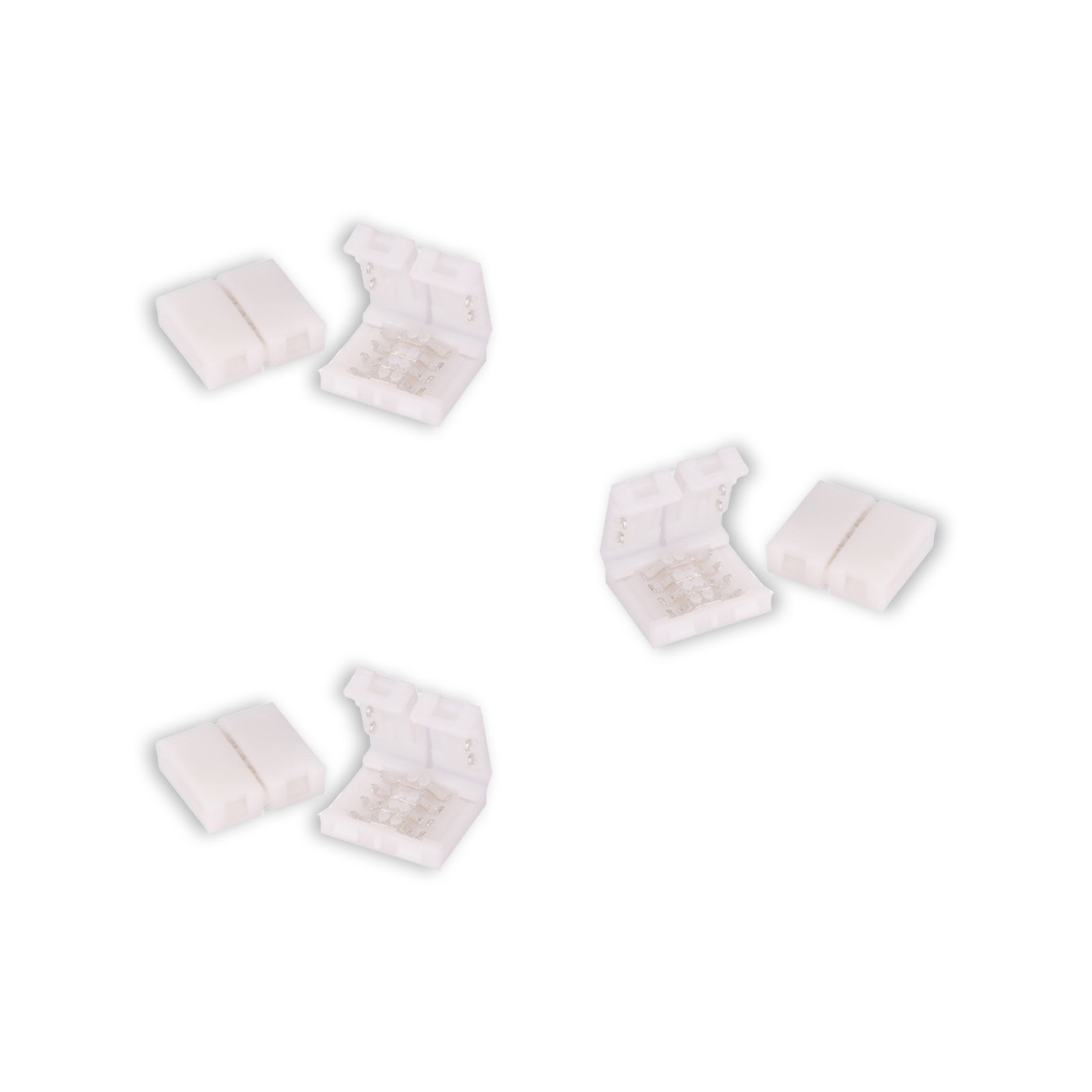 3x RGB LED-strip koppelstuk soldeervrij