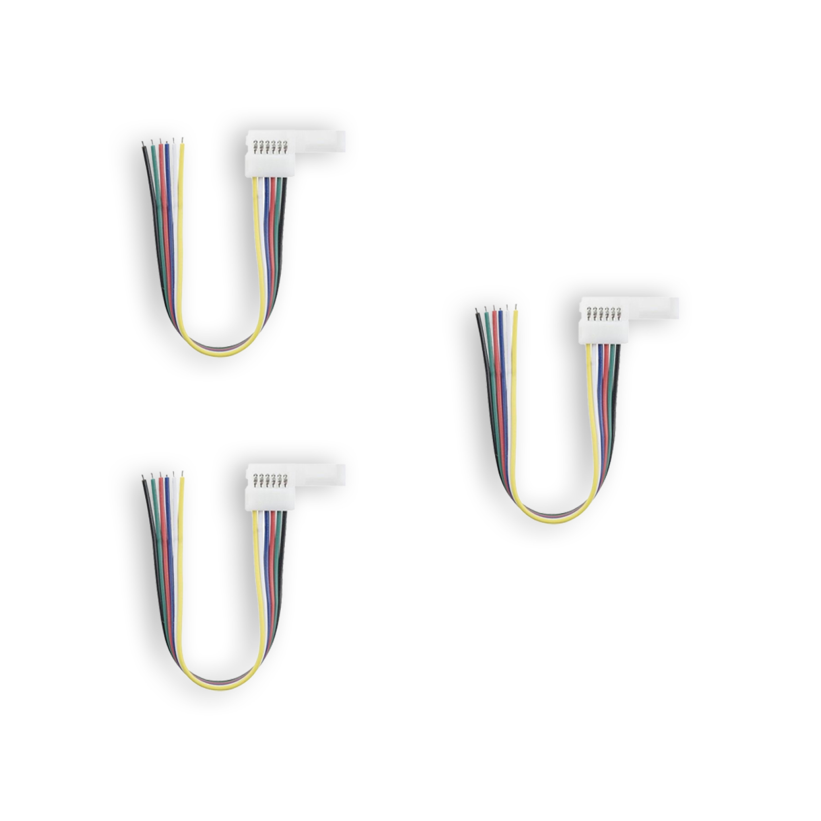 3 RGBWW aansluitstuk met kabel 50 cm soldeervrij