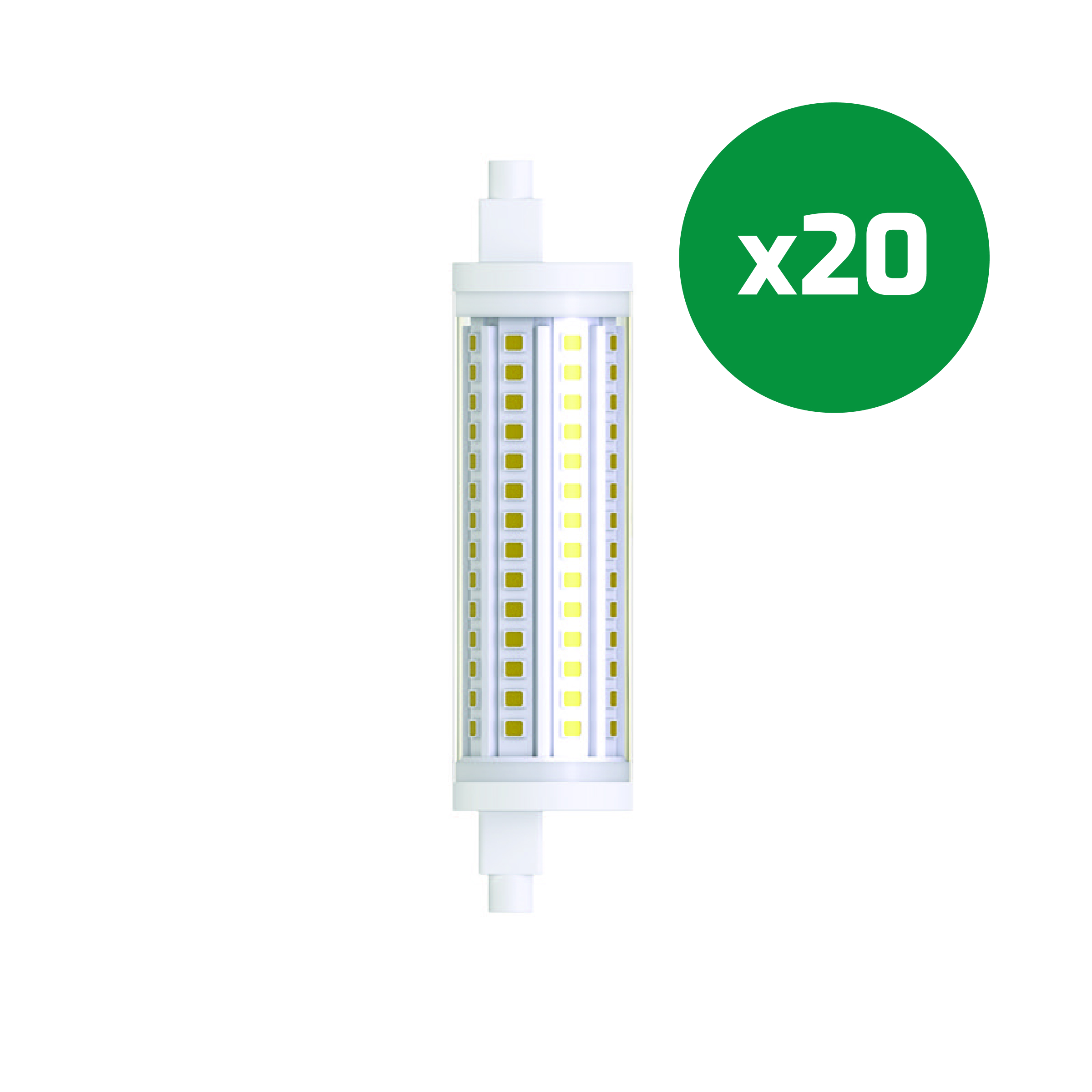 R7S SMD LED-lamp Furore 15W 2700K dimbaar