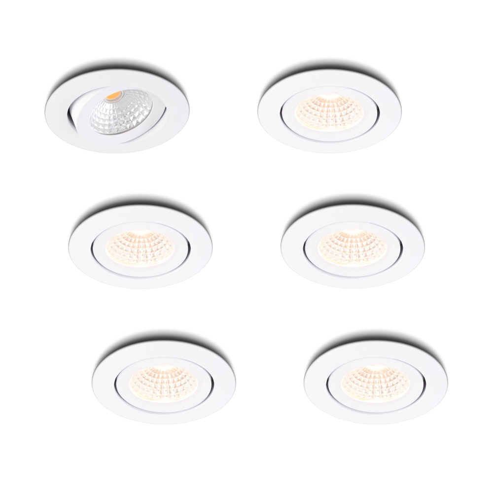 LED-inbouwspot Lumino wit dimbaar IP54