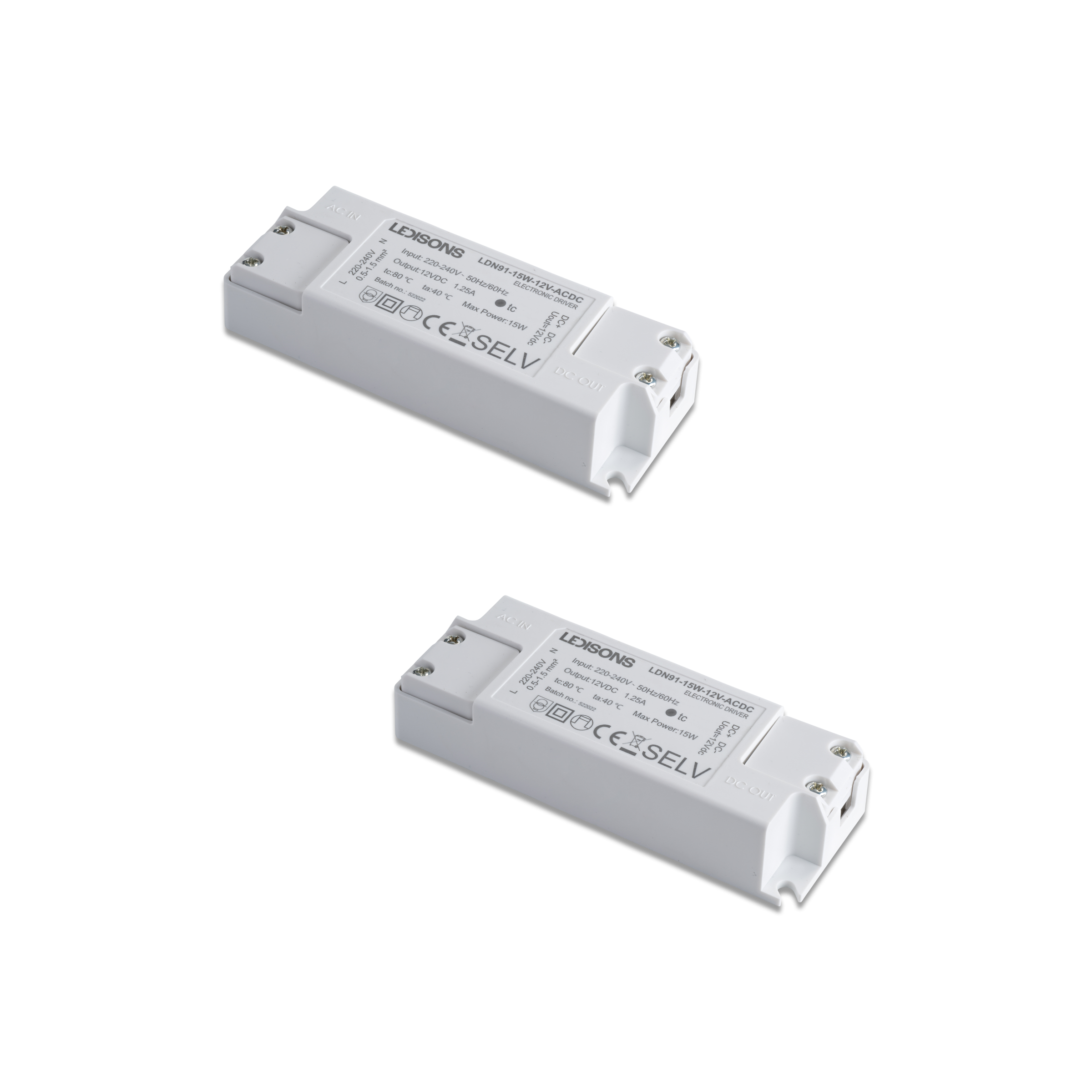 LED-trafo 12V DC 15W