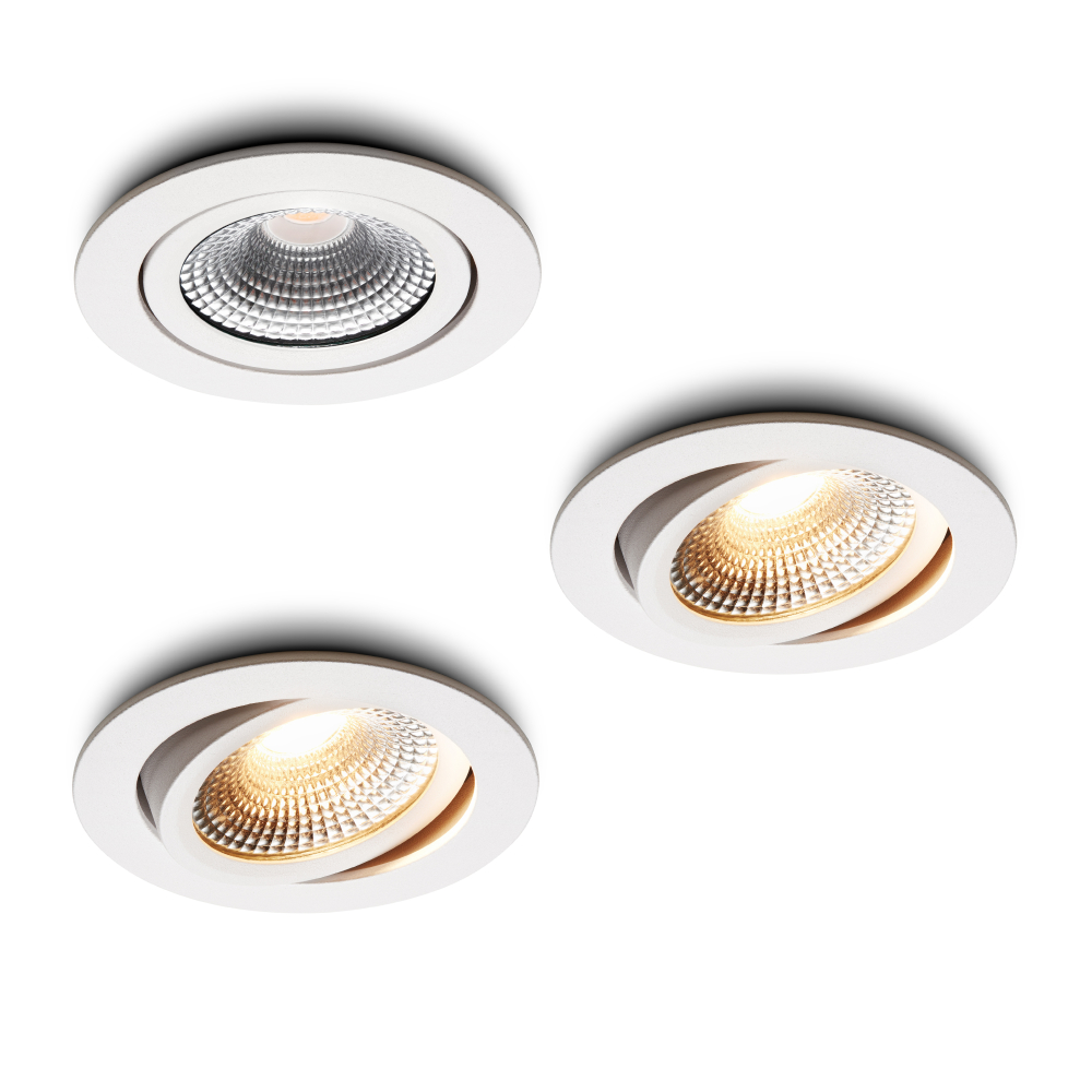 LED-inbouwspot Vivaro wit 3W dimbaar