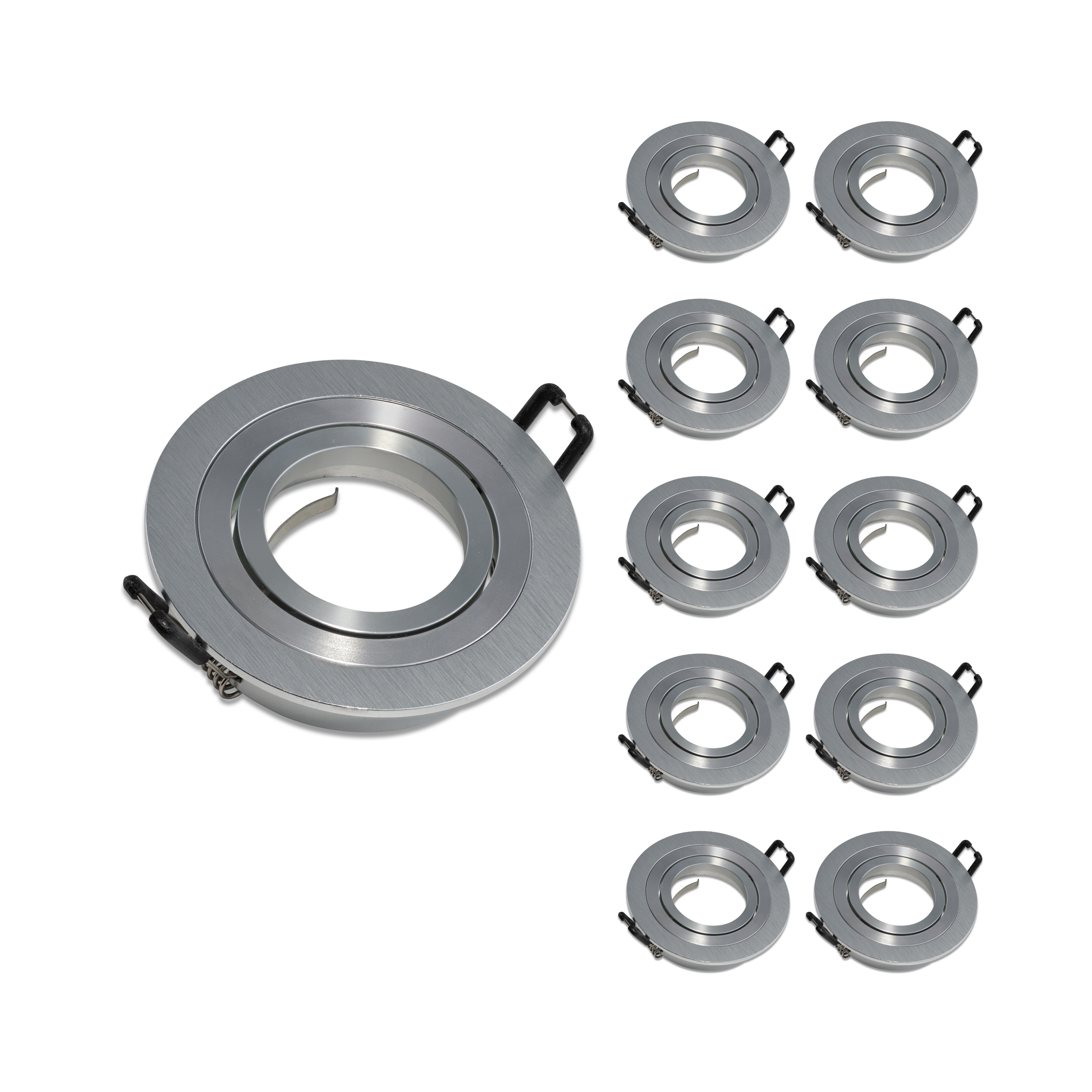 LED-spot armatuur Monti alu kantelbaar