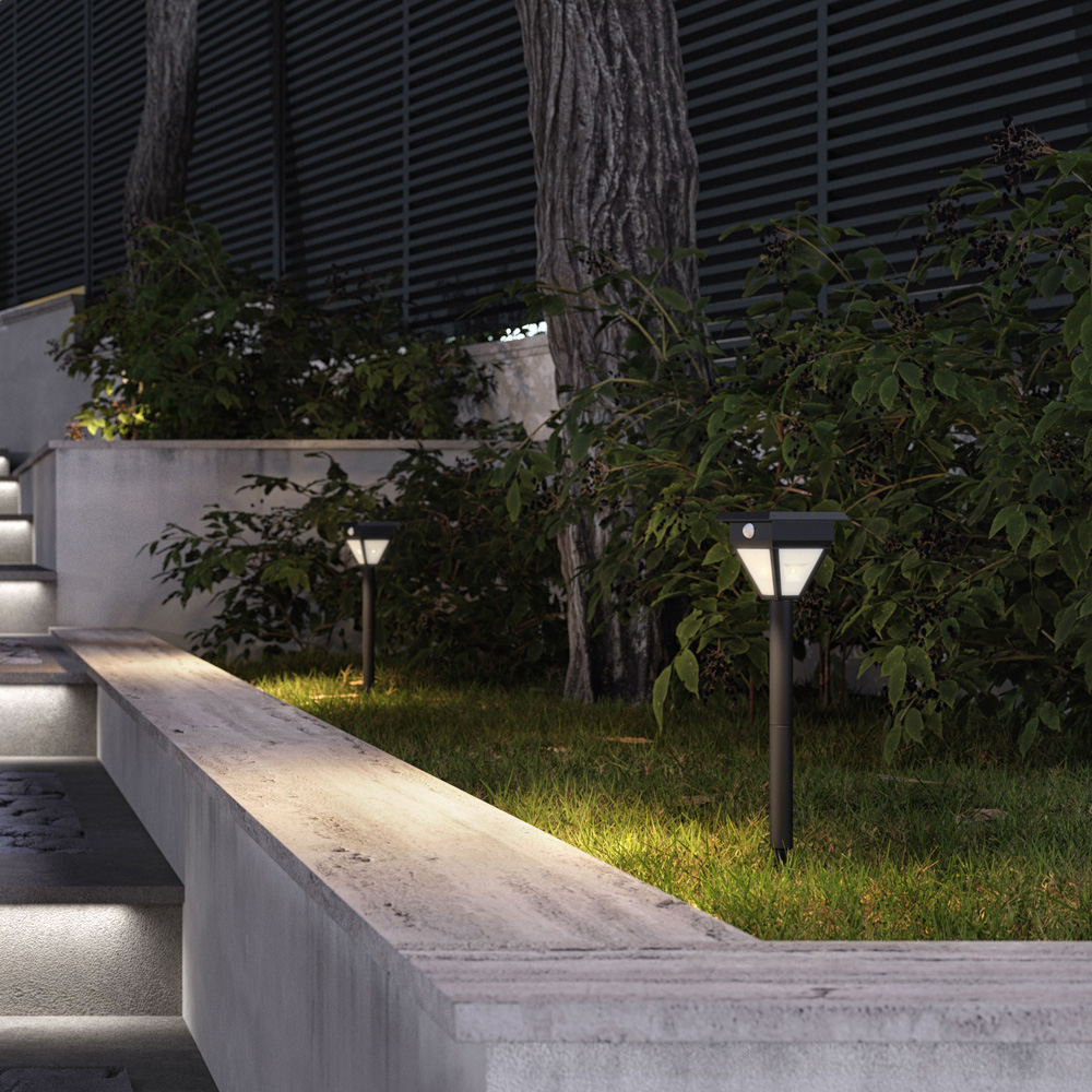 Garden_Path_Scene_1_Callisto.jpg, tuinverlichting, solide lampen, borders verduistering, grindloze pad, grass en beplanting
