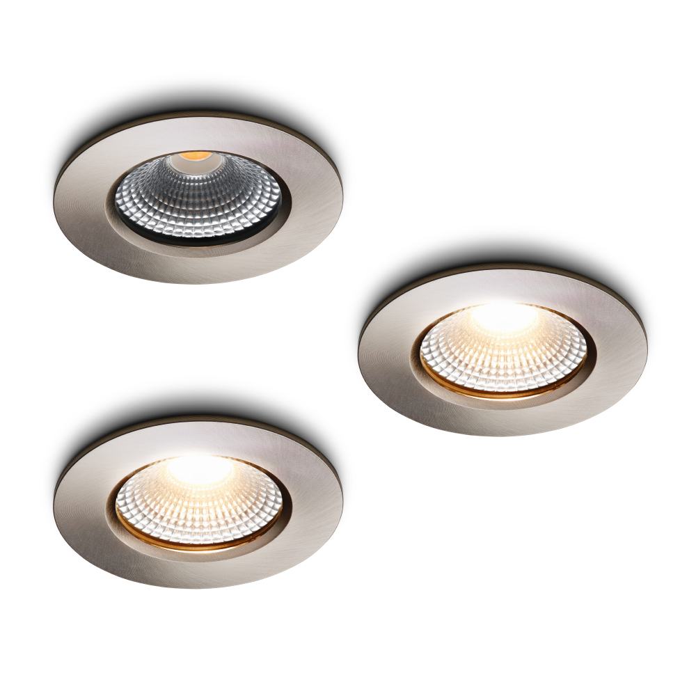 LED-inbouwspot Udis RVS dimbaar