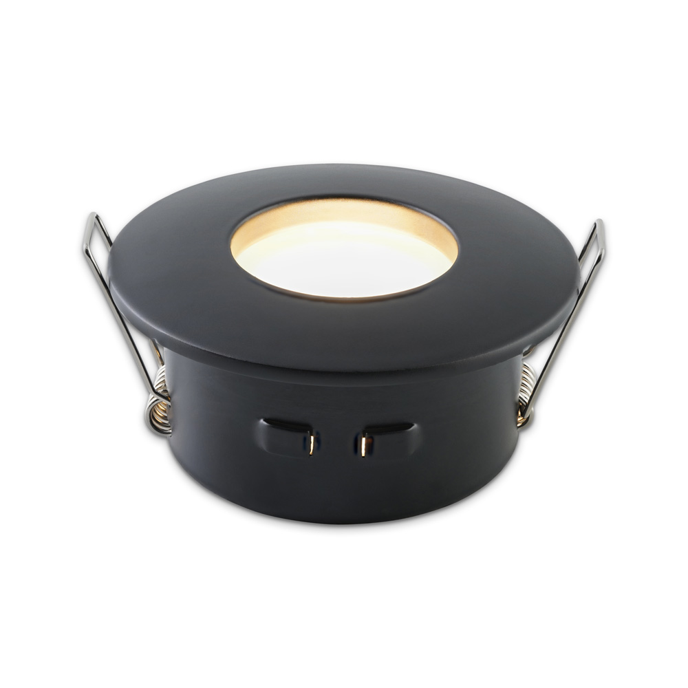 LED-inbouwspot Marina zwart GU10 IP65