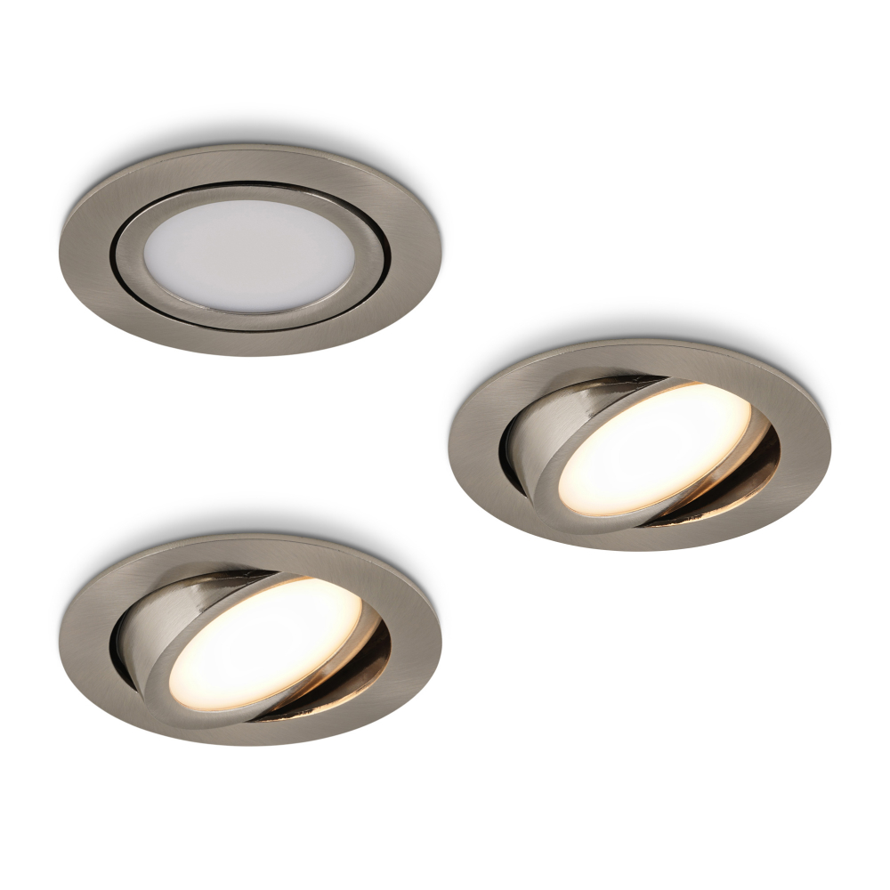 LED-inbouwspot Opaco RVS 5W dimbaar IP54 2700K
