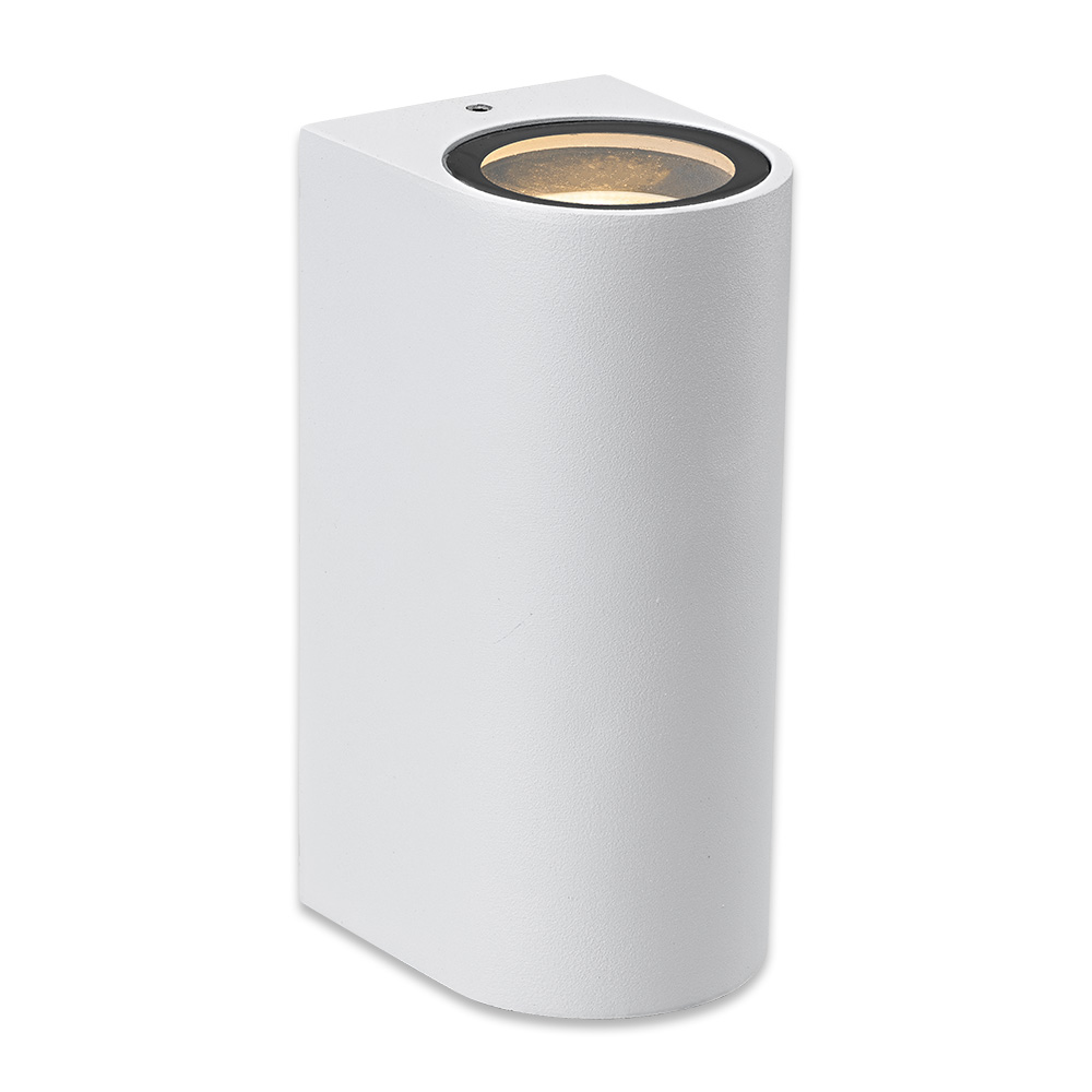 LED-wandlamp Piove wit GU10 Up-Down inclusief GU10-spots