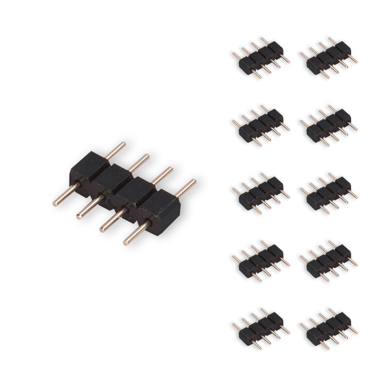 10x RGB LED-strip connector