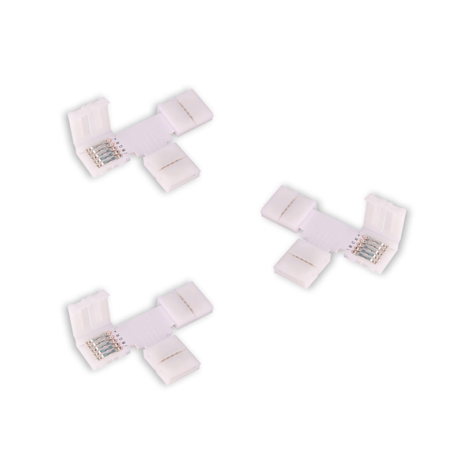 3x RGB LED-strip T stuk soldeervrij