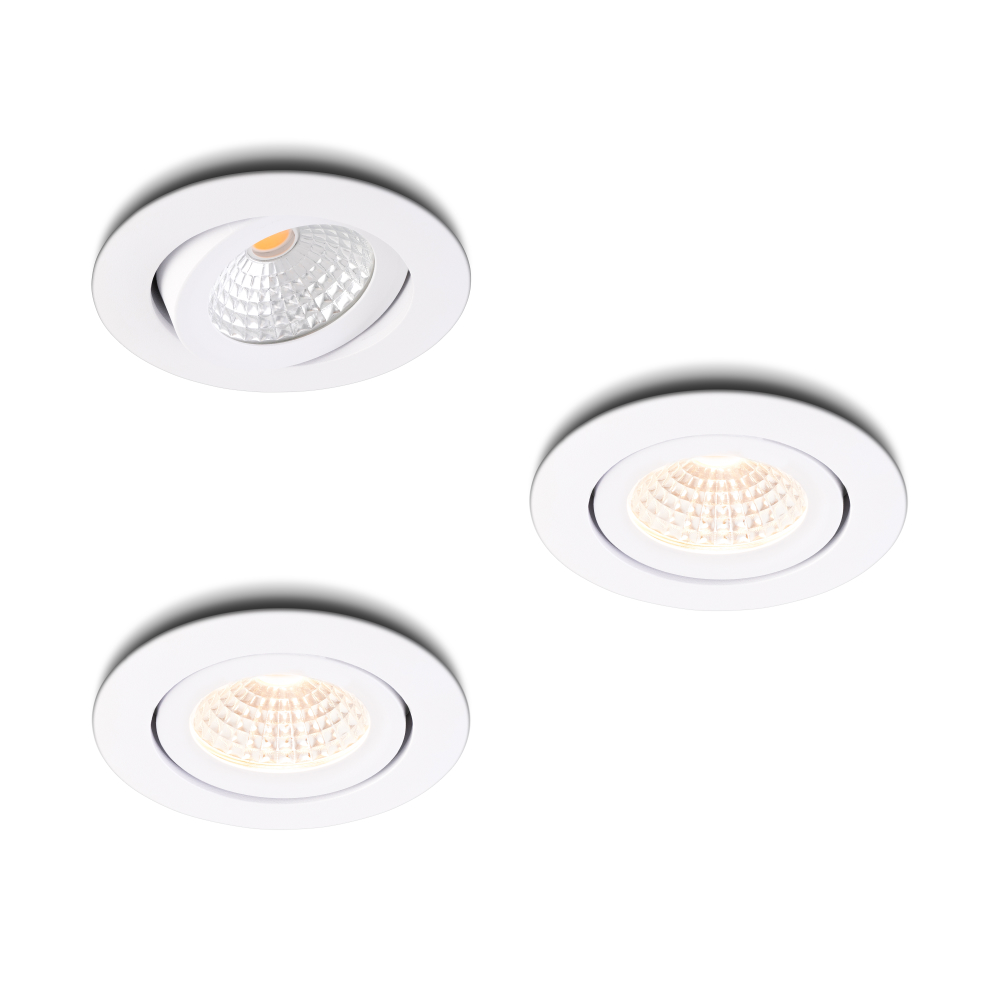 LED-inbouwspot Lumino wit dimbaar IP54