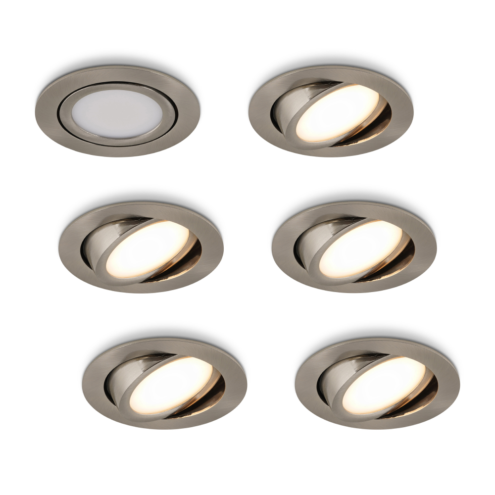 LED-inbouwspot Opaco RVS 5W dimbaar IP54 2700K