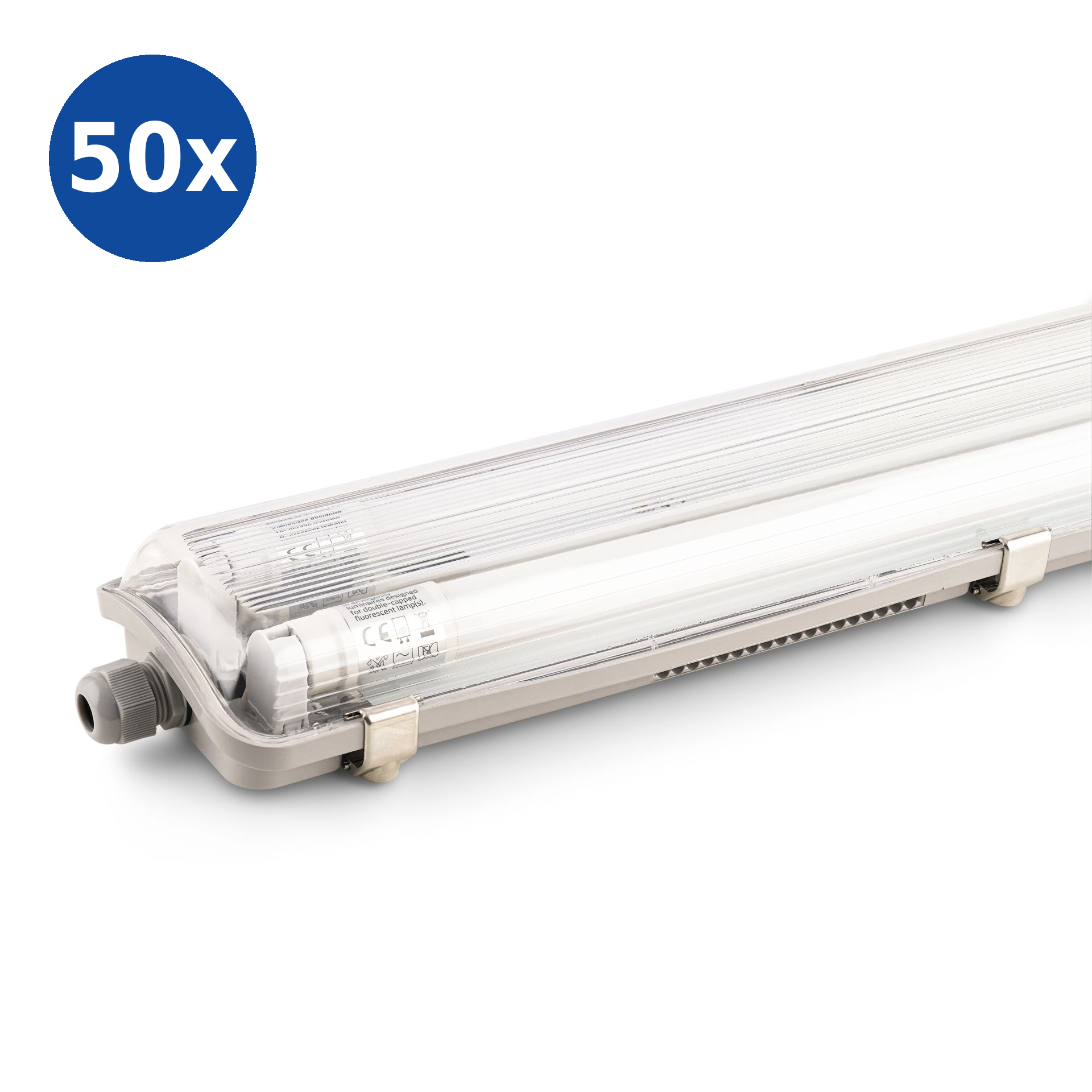 ombra dubbel 50x incl TL.png, lampenarmatuur, fluorescentBuis, LED-buis, inbouwverlichting, wandfluorovaat