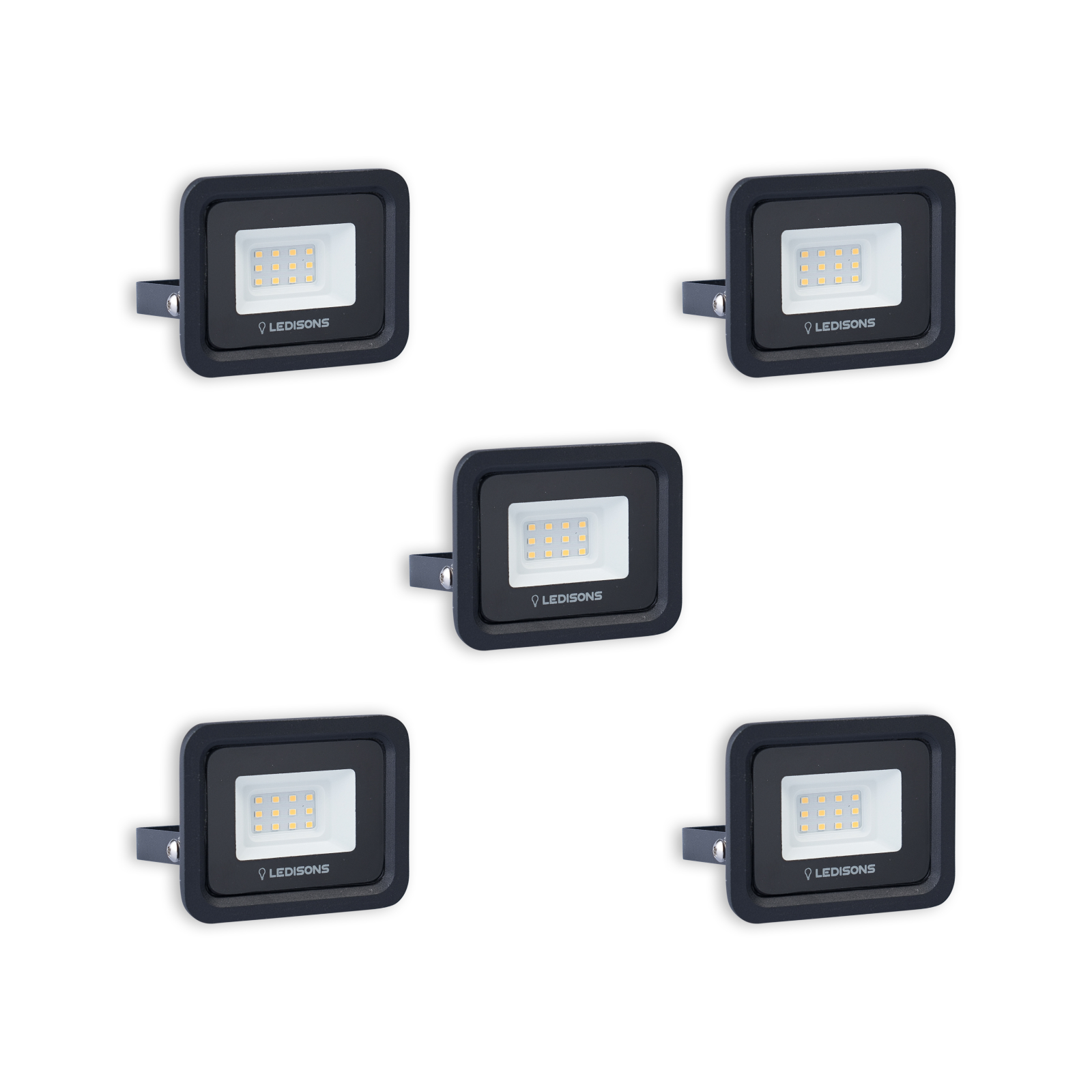 LED-bouwlamp Karvan 10W koud-wit