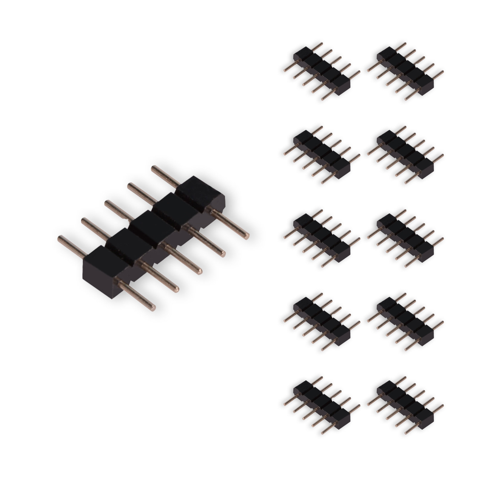 10x RGBW LED-strip connector