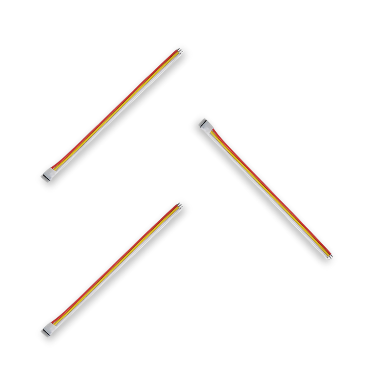 3x Dual White LED-strip connector snoer 15 cm