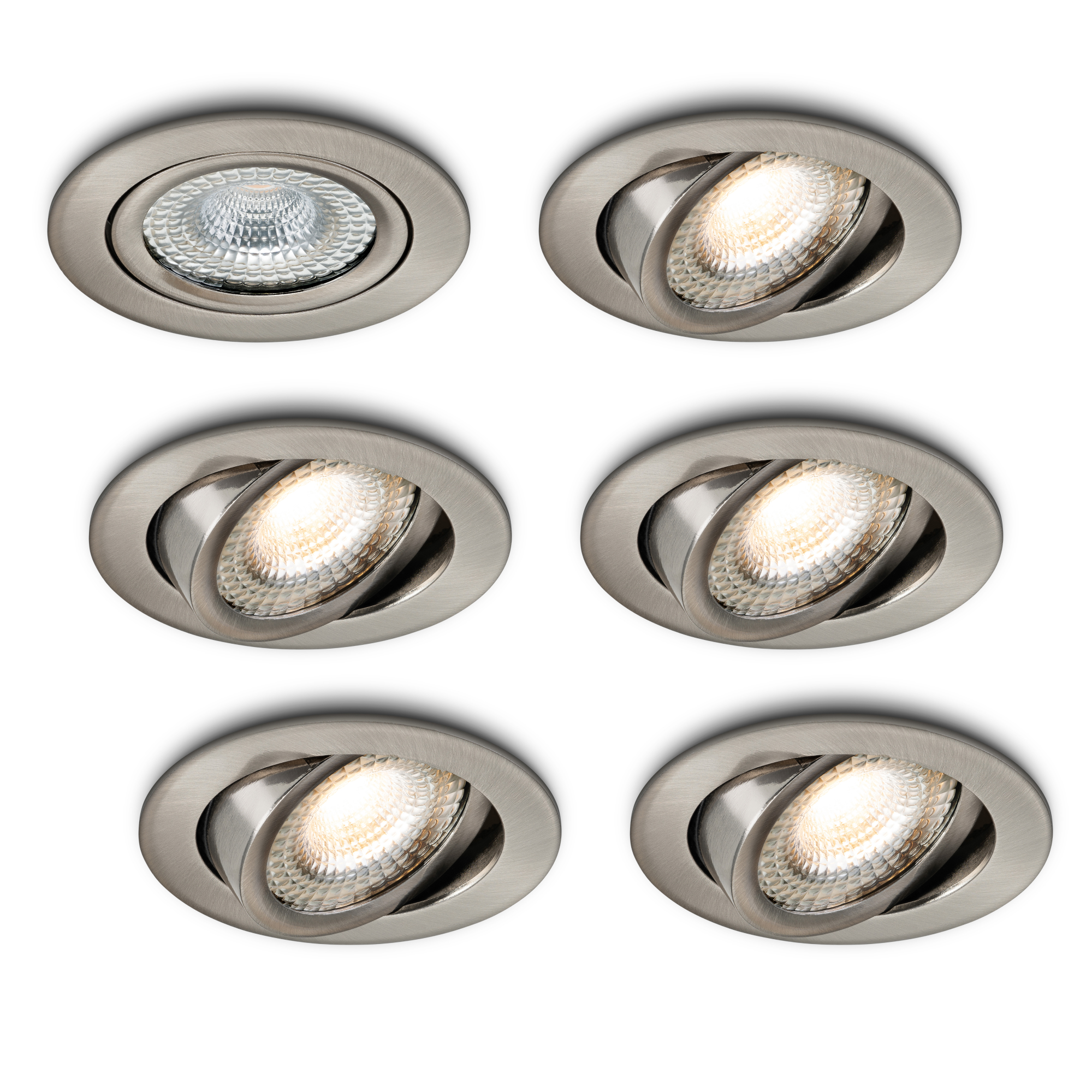 LED-inbouwspot Vivaro RVS 5W interne driver