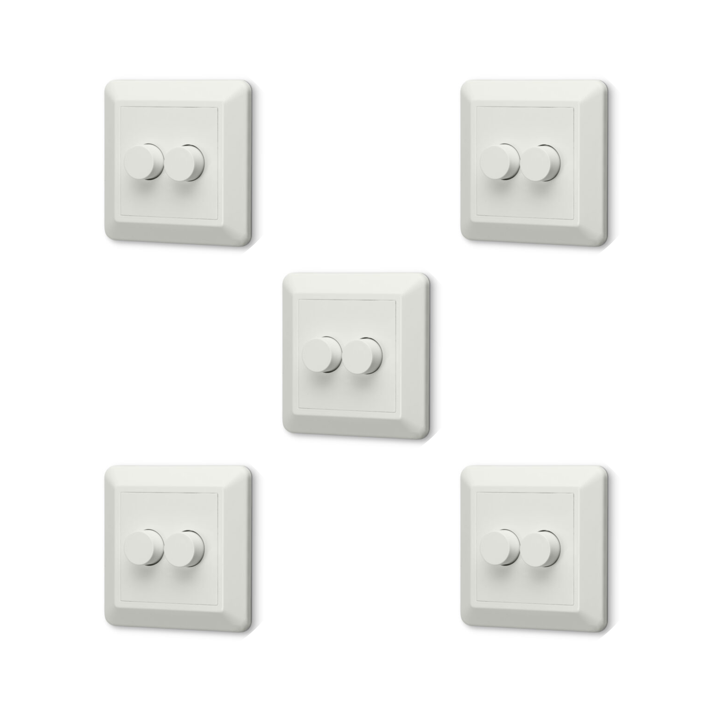 Duo LED-dimmer fase afsnijding 2x100W