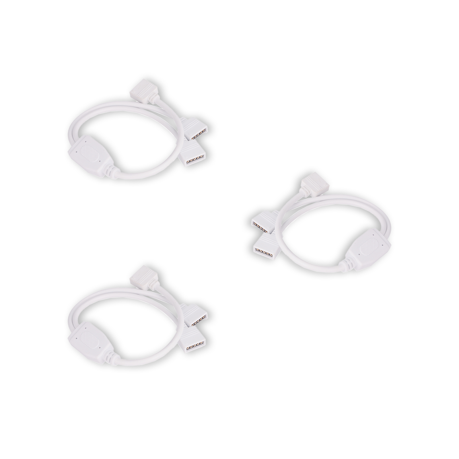 3x RGB LED-strip splitter 30 cm soldeervrij