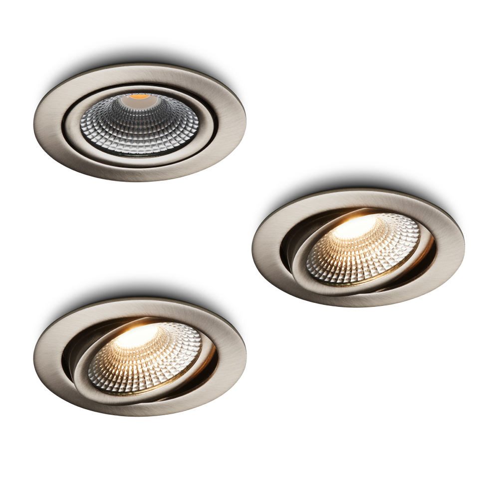 LED-inbouwspot Vivaro RVS 1W