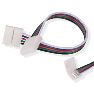 RGBW koppelstuk met kabel 15 cm soldeervrij
