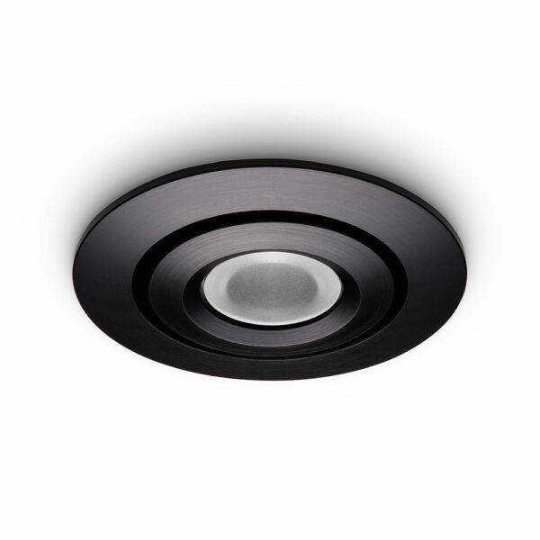 LED-inbouwspot Piccolo 3W zwart dimbaar