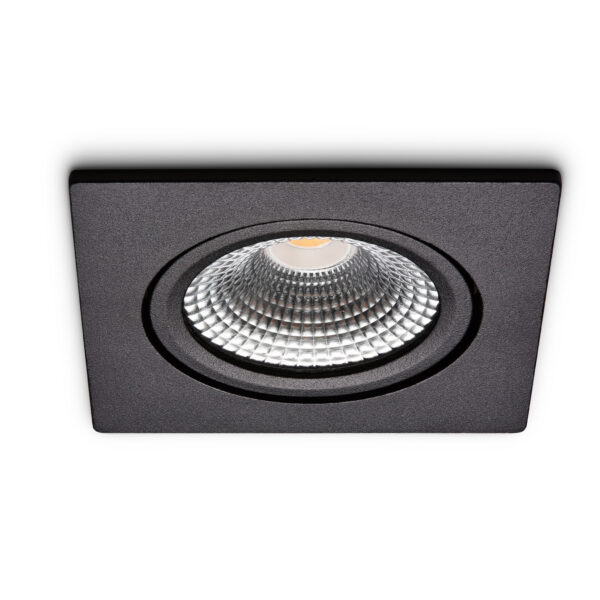 LED-inbouwspot Trento zwart 5W dimbaar