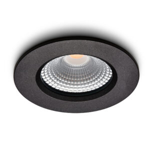 LED-inbouwspot Udis zwart dimbaar