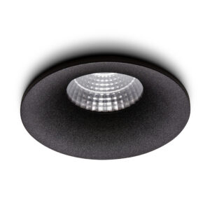 LED-inbouwspot Villa zwart 5W  extra warm-wit 2700K