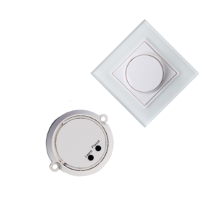 Draadloze drukdimmer RF wit + ontvanger