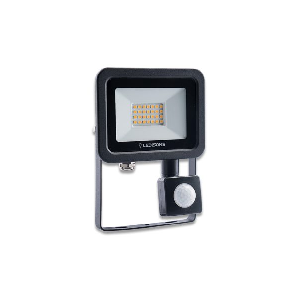 LED-bouwlamp met sensor Cavona 20W warm-wit