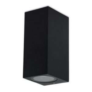 LED-wandlamp Lido zwart GU10 Up-Down