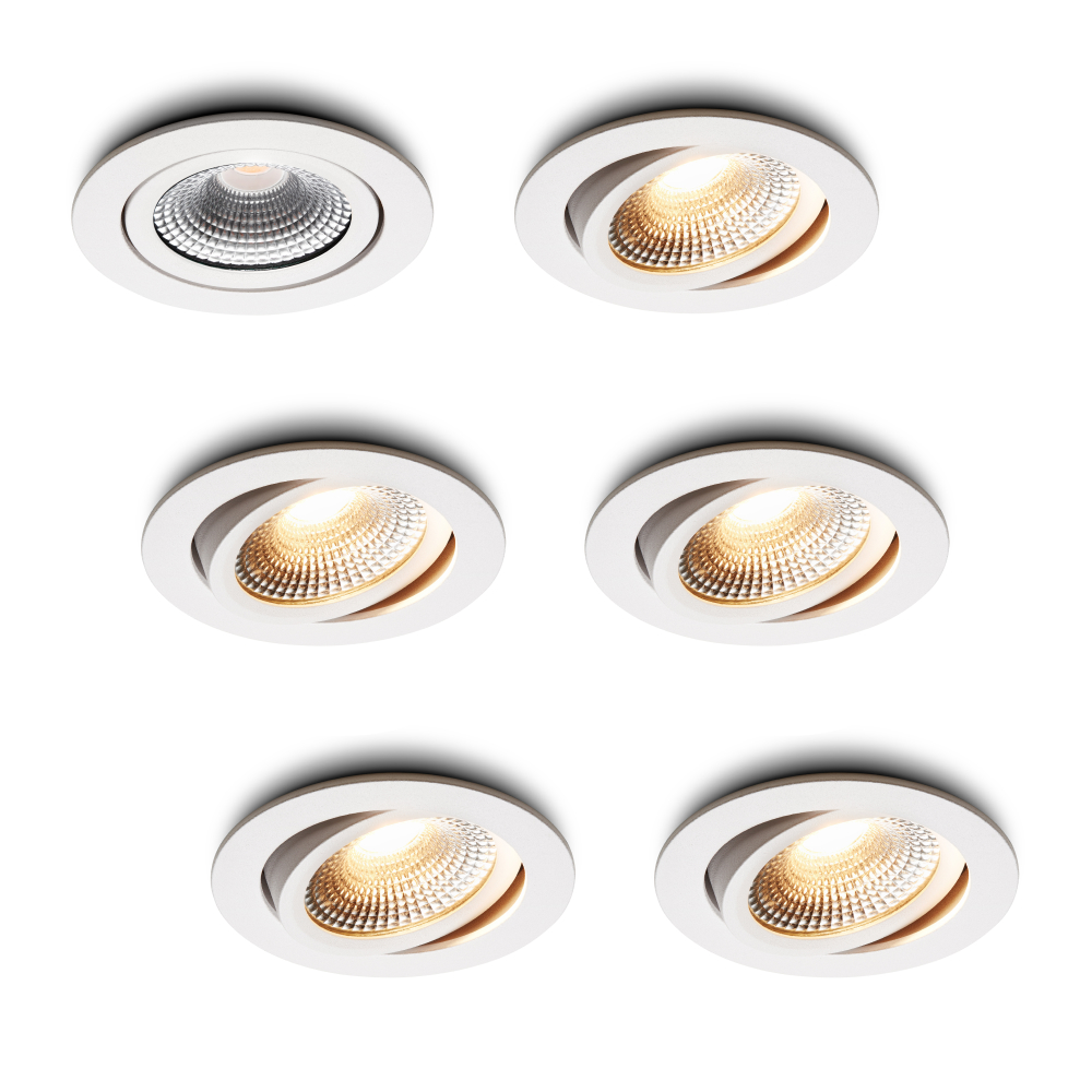 LED-inbouwspot Vivaro wit 1W
