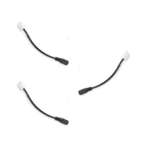 3x DC connector met koppelstuk 15 cm soldeervrij