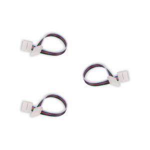 3x RGBW koppelstuk met kabel 15 cm soldeervrij