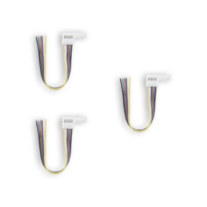 3x RGBWW aansluitstuk met kabel 15 cm soldeervrij