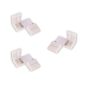 3x RGBWW LED-strip koppelstuk hoek soldeervrij