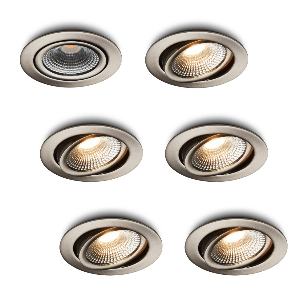 LED-inbouwspot Vivaro RVS 1W