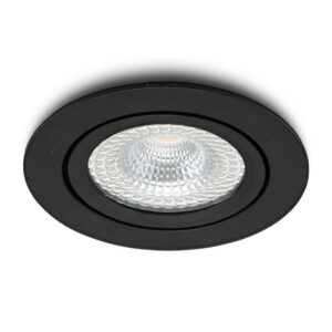 LED-inbouwspot Vivaro zwart 5W interne driver dim-to-warm