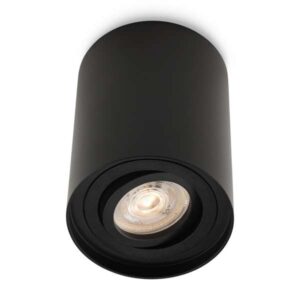 LED-opbouwspot Centra zwart GU10